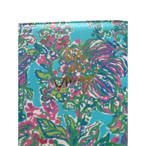 LILLY PULITZER Take Me Away Shorely Blue Travel Journal Cover - Picture 3 of 8